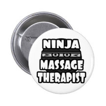 Thérapeute de massage de Ninja Badge