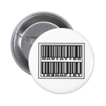 Thérapeute de rayonnement de code barres pin's avec agrafe