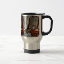 Thermos vintages d'art de chat mignon de Kitty - Tasse