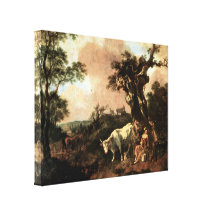 Thomas Gainsborough - bûcheron Impression Sur Toile