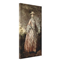 Thomas Gainsborough - comtesse Howe de Mary Toile Tendue