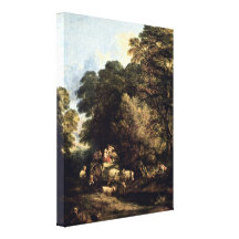 Thomas Gainsborough - les chariots du marché Impressions Sur Toile