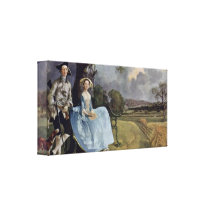 Thomas Gainsborough - M. et Mme Andrews Toile Tendue Sur Châssis