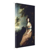 Thomas Gainsborough - MrsRichard B Sheridan Toiles Tendues