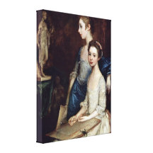 Thomas Gainsborough - portrait d'aquarium populair Toiles Tendues