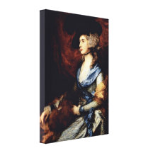 Thomas Gainsborough - portrait de Sarah Siddons Toiles Tendues
