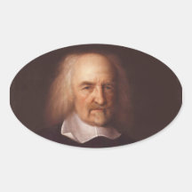 Thomas Hobbes de Malmesbury par John Michael Wrigh Adhésifs