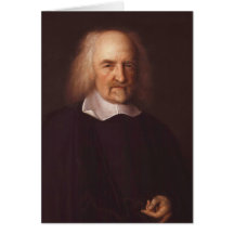 Thomas Hobbes de Malmesbury par John Michael Wrigh Carte De Vœux