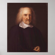 Thomas Hobbes de Malmesbury par John Michael Wrigh Affiches