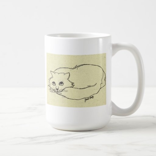 Thomas le chat tasse à café