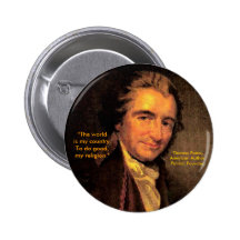 Thomas Paine, Américain - bouton Badges