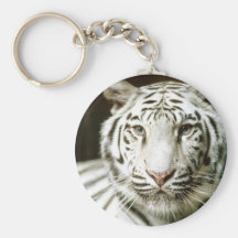 Tigre blanc porte-clés