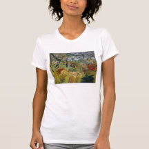Tigre dans une tempête tropicale (étonnée !) Rouss T-shirt