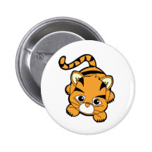 Tigre de bébé Cutie Badges Avec Agrafe