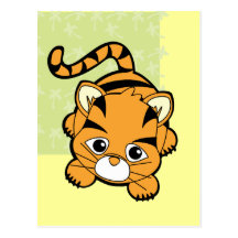 Tigre de bébé Cutie Cartes Postales