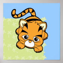 Tigre de bébé Cutie Poster