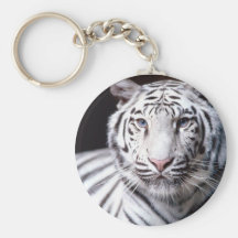 Tigre de Bengale blanc Keychain Porte-clefs