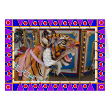 Tigre de carrousel cartes