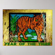 Tigre d'or poster