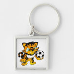 Tigre du football porte-clefs