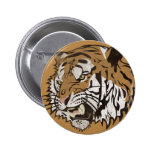 Tigre fâché badge