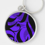 Tigre noir pourpre, keychains, modèle porte-clef