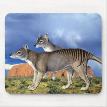 Tigre tasmanien Mousepad Tapis De Souris