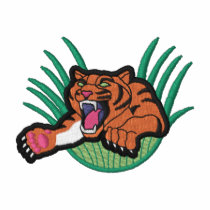 Tigre polos brodés