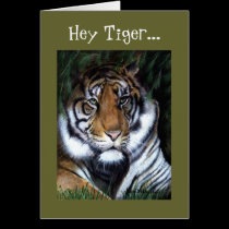 Tigre Valentine cartes