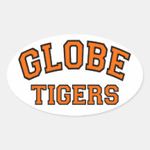 Tigres de globe adhésif