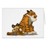 Tigres sur une carte