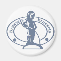 Timbre de Bruxelles Aimant