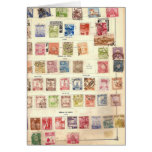 Timbres de Japonais Carte De Vœux