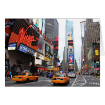 Times Square de New York City Carte De Vœux