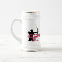 Tir à l'arc 2012 de jeux d'été tasse à café