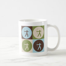 Tir à l'arc d'art de bruit tasse à café