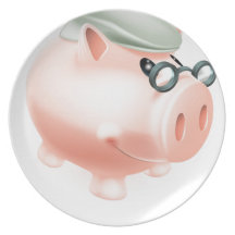 Tirelire de l'épargne de pension assiette