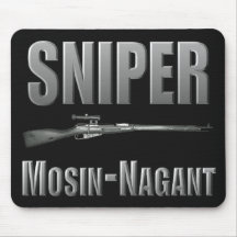 Tireur isolé Mosin-Nagant Mousepad Tapis De Souris