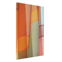 Tissu coloré toiles tendues sur châssis