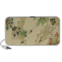 Tissu floral vintage élégant (11) haut-parleurs iPod