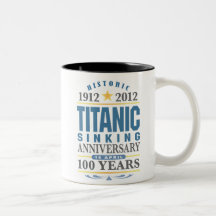 Titanic descendant l'anniversaire de 100 ans mug