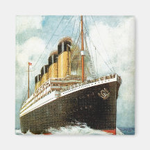 Titanic en mer aimant pour réfrigérateur