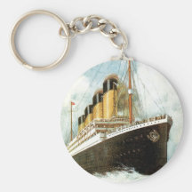 Titanic en mer porte-clef