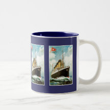 Titanic en mer tasse à café