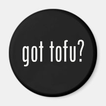 Tofu obtenu ? Protéine végétarienne végétalienne ! Aimants Pour Réfrigérateur