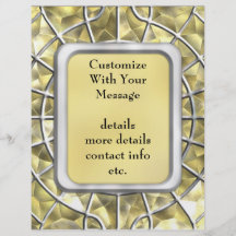 Toile d'araignée d'argent et d'or prospectus