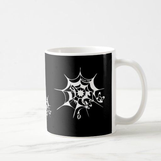 Toile d'araignée de toile d'araignée tasse à café