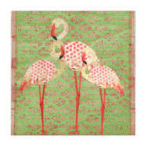 Toile d'art de flamants de rose de rose impressions sur toile