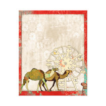 Toile d'art rêveuse de jour d'imaginaire de chamea impressions sur toile