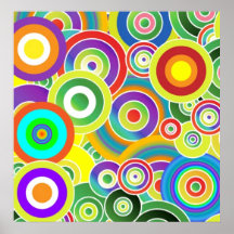 Toile de cercles posters